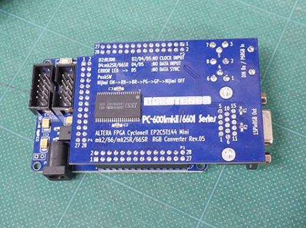 PC-6001mk2/SR対応のVGA出力基板「P6RGBコンバータ フルセット版」が入荷