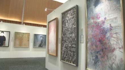 四国唯一の開催 「春の院展」がいよてつ高島屋で始まる 有名画家などの作品78点が展示