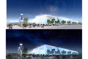大阪・関西万博で最大級パビリオン「未来の都市」を初公開　大阪湾に面した形で２０２５年２月に完成予定