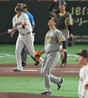 阪神・大竹耕太郎、２イニング連続犠飛を許し同点に