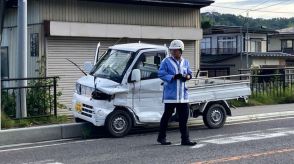 寒河江市で軽トラックと大型トラックが衝突　軽トラックを運転していた80代男性が意識もうろう状態