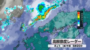 大気の状態が非常に不安定…落雷と突風に関する山口県気象情報