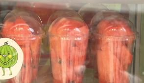 “食べきり”で生ゴミも出ない　「カットスイカ」が人気　売り上げは10年で2.2倍に…ぴったりの品種も登場　