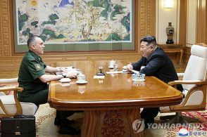 金正恩氏がロシア国防次官と会談　軍事分野の協力に言及