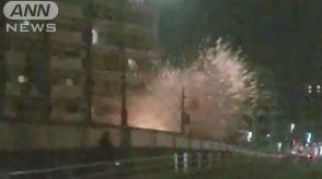 埼玉・川口市のマンション一室で爆発　100メートル先にも20センチ以上のガラス片飛散…現場検証続く