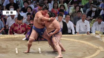 若隆景が4連勝　美ノ海を寄り切り　若元春3連敗で黒星先行　十両・白熊4連勝《大相撲七月場所・五日目》