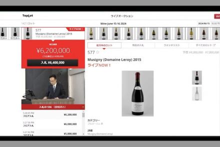 「最高総額3.3億」のワインオークション、713万円で落札の1本とは？