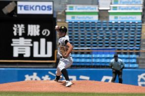 コロナでぜんそくに　高島のエース松本健太朗　挑んだ日大豊山打線