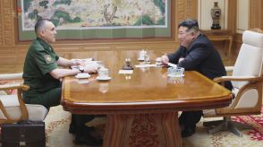 北朝鮮・金正恩総書記がロシア国防次官と会談 「軍事協力の重要性について認識共有」