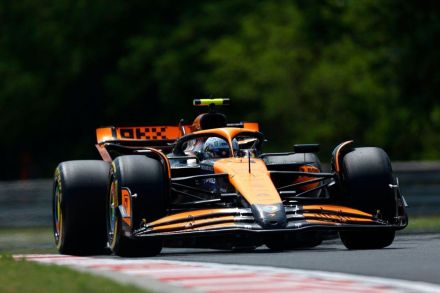 F1ハンガリーGP FP2速報｜ノリスがトップタイム。3チームがトップ3を分け合う。角田裕毅はトラブルにも見舞われたか、周回数少なく19番手