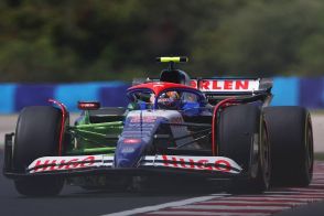 【FP2：F1ハンガリーGP】角田裕毅は19番手でイライラ...最速ノリス、フェルスタッペンとペレスは上位、ルクレールがクラッシュ