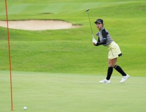 臼井麗香　大会コース記録更新で単独首位に「相乗効果。引っ張られて良くなった」