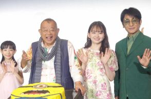 笑福亭鶴瓶　7年ぶりの再演　米アニメ映画「怪盗グルーのミニオン超変身」初日舞台あいさつ