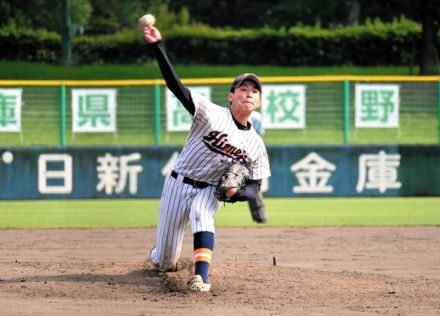 優勝候補の一角に真っ向勝負、姫路のエース横山颯汰「楽しかった」