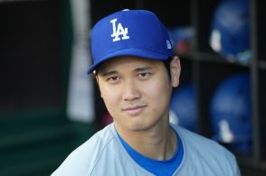 大谷翔平、後半戦へ向け“笑顔”で球場入り！ 4年連続4度目の30号到達なるか　自身初の「30-30」へ視界良好