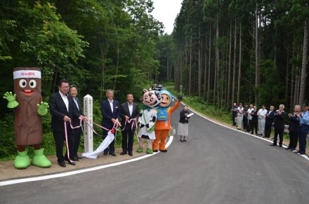 林道「八木玉川線」が開通　災害時の代替路として期待／洋野