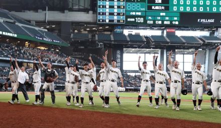 札幌日大、３年ぶりの決勝進出で夏初甲子園まであと１勝　エース小熊梓龍が４安打完封／南北海道