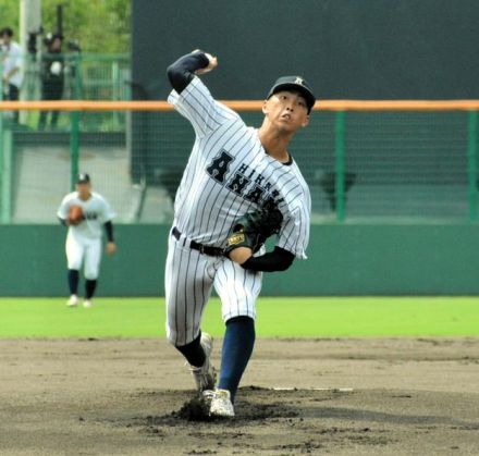 選抜8強・阿南光が初戦突破　エース吉岡は被安打1でも「全然ダメ」