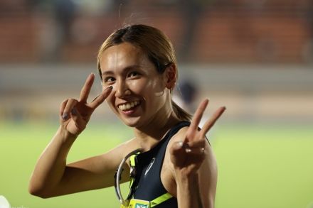 【陸上】走幅跳・パリ五輪代表の秦澄美鈴6m61の52年ぶり大会新「久しぶりに手応え感じた」／実業団学生対抗