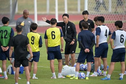 U-23日本代表、バックアップメンバーの山田楓喜がチームに合流！ 計19人、初戦の地ボルドーでミニゲームなどのトレーニングを実施【パリ五輪】