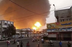 イスラエルがフーシ派に報復　イエメン西部の港を戦闘機で空爆