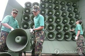 韓国軍　拡声器放送を全面実施＝北朝鮮の風船に対抗