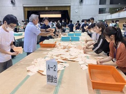 那覇市議補選、開票始まる　投票率は21.07%