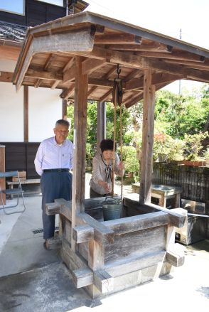 まるで時代劇　現役で活躍する古風な井戸　「家の一番の宝」／岡山・津山市