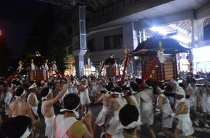 みこしの迫力に大歓声　山口祇園祭始まる【山口】