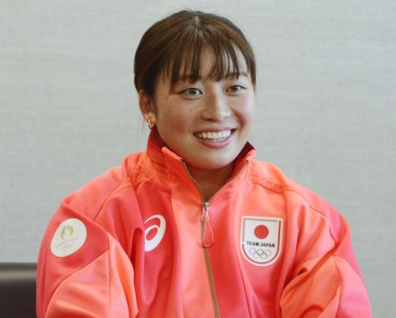 「いつかは勝ちたい、追い越したい」陸上のやり投げ世界女王・北口榛花へ挑戦状！　上田百寧がパリでの活躍誓う