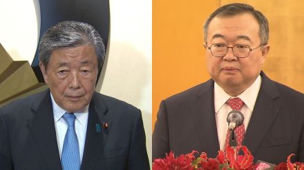 自民・森山総務会長が中国対外連絡部・劉建超と北京で会談　日本産牛肉の輸入再開や日本人のビザ免除措置再開などについて協力求める