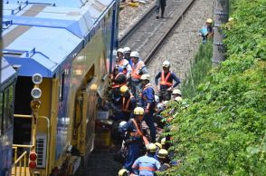 ブレーキかからず衝突「原因究明中」　東海道新幹線の保守車両事故