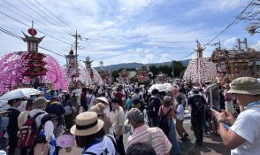 「秩父川瀬祭」に延べ9万4000人　8基の屋台・笠鉾が曳行