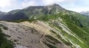 北アルプス槍ヶ岳で男性救助も死亡を確認…標高2760メートル付近で倒れていると通報