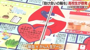 女子高校生が“誰かの人生を追体験できる”ボードゲームで献血啓発　“恩返し”で献血する若者も【山形発】