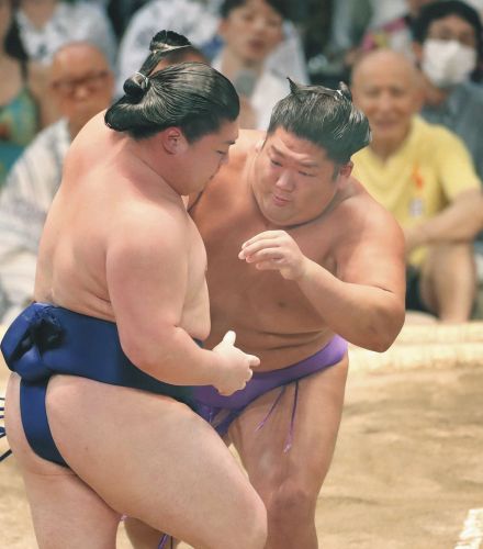 8日目から途中出場の尊富士が再休場 2連勝で十両残留は濃厚【大相撲名古屋場所】