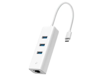 TP-Link、3基のUSB 3.0ポートを備えた有線LANアダプタ