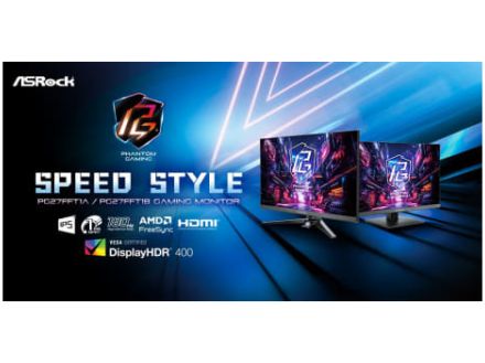 ASRock、180Hz/DisplayHDR400対応の27型ゲーミングモニター