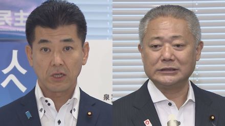 立憲・泉代表と維新・馬場代表が会談　次期衆院選など意見交換か