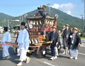 「真壁祇園祭」開幕　みこし、街中練り歩く　茨城・桜川