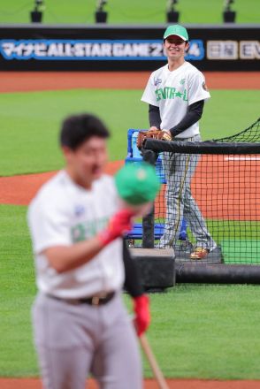 阪神・中野が岡本和の柵越え援護　練習一切なしも「それにしては良く投げられた」／オールスター