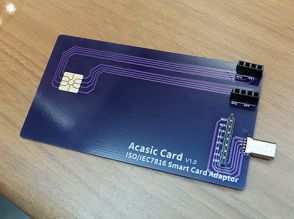 ACASチップをICカード化する「アカシックカード」が店頭入荷