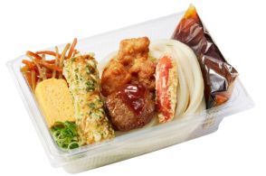 丸亀製麺「から揚げ＆ハンバーグうどん弁当」など発売