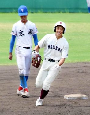 【高校野球】早稲田摂陵、初の８強！　２年生神崎智裕が２戦連発で勝利へ導く