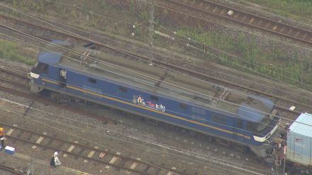 JR新山口駅で貨物列車が脱線　大雨でいったん停車・走り出して脱線か　山陽線徳山ー厚狭駅間運転見合わせ