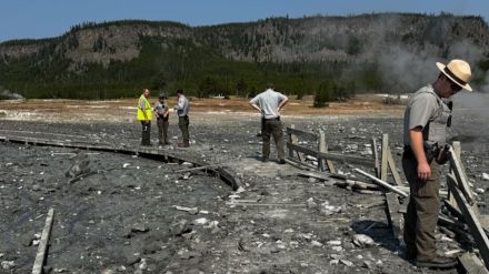 米イエローストーン国立公園、熱水性爆発で一部閉鎖