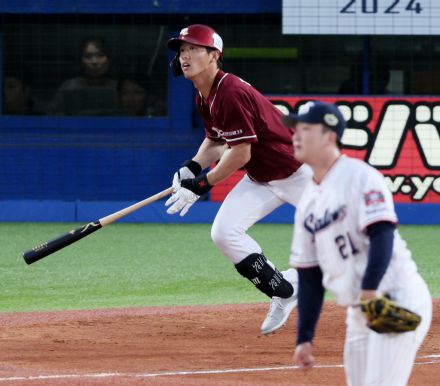 楽天の辰己、乱打戦で輝く　「暴れたい」先制ソロに決勝打―プロ野球球宴