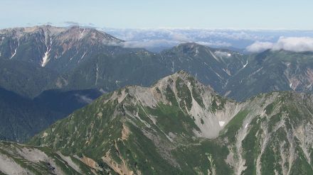 北アルプス鉢ノ木岳で遭難　広島市の81歳男性が縦走中に疲労で行動不能　疲れているがけがはない模様