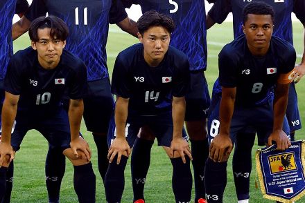 U-23日本代表が先制、三戸舜介がパリ五輪大会第1号…ニア抜く右足フィニッシュ