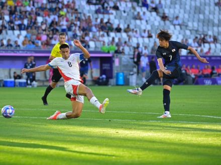 U-23日本代表ゴールラッシュ!! 佐藤恵允の突破から最後は山本理仁ミドルで3点目